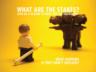 Illustration for article titled Pixar's storytelling rules illustrated in Lego